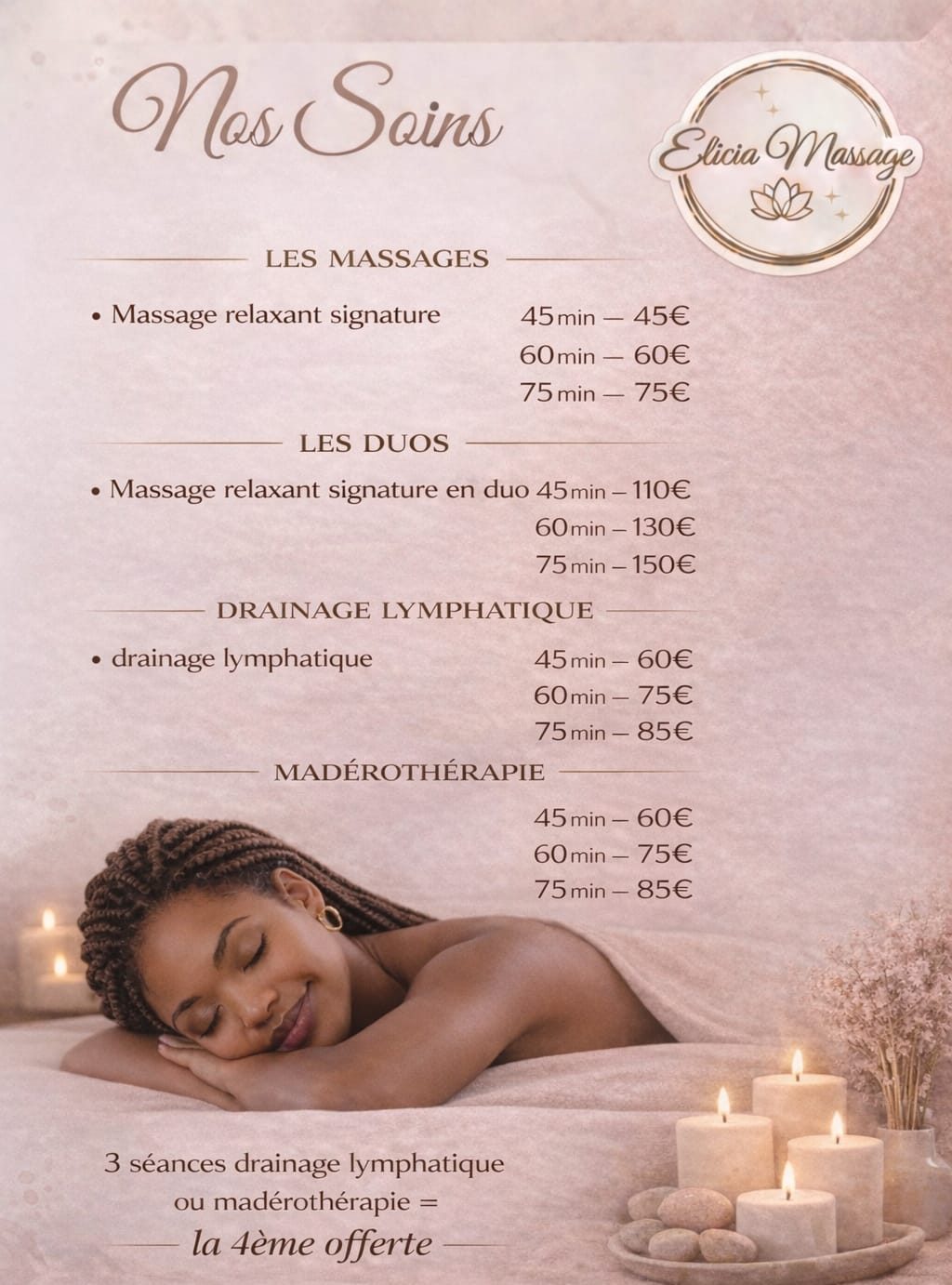 MASSAGE CALIFORNIEN ET DRAINAGE LYMPHATIQUE FANM LINK