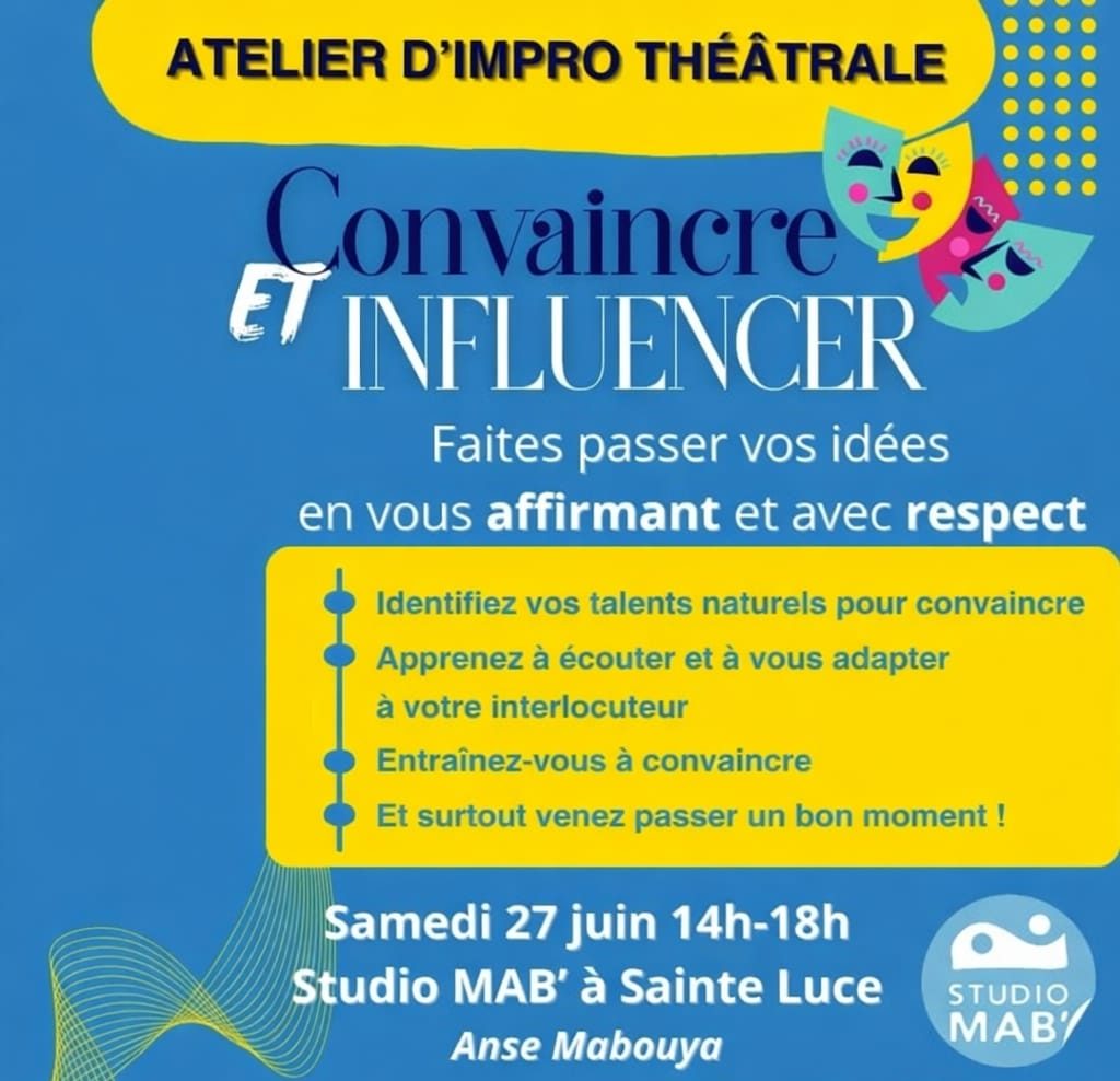 ATELIER IMPRO ATTITUDE – CONVAINCRE ET INFLUENCER