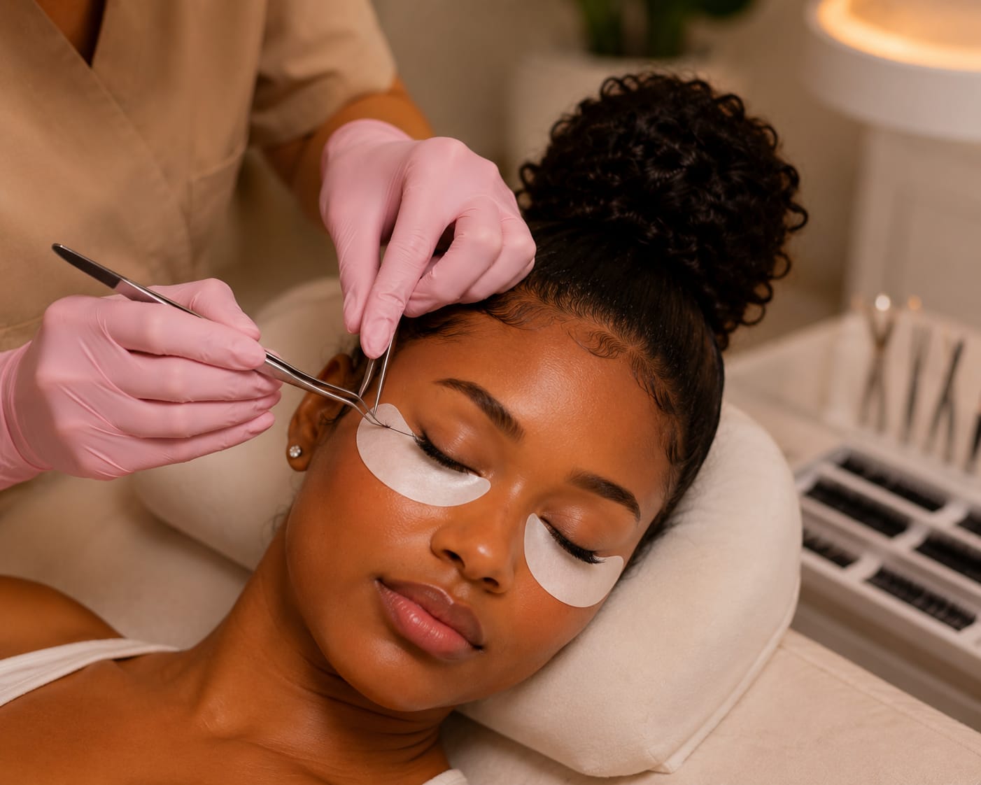 Épilation au fil / Extension de cils