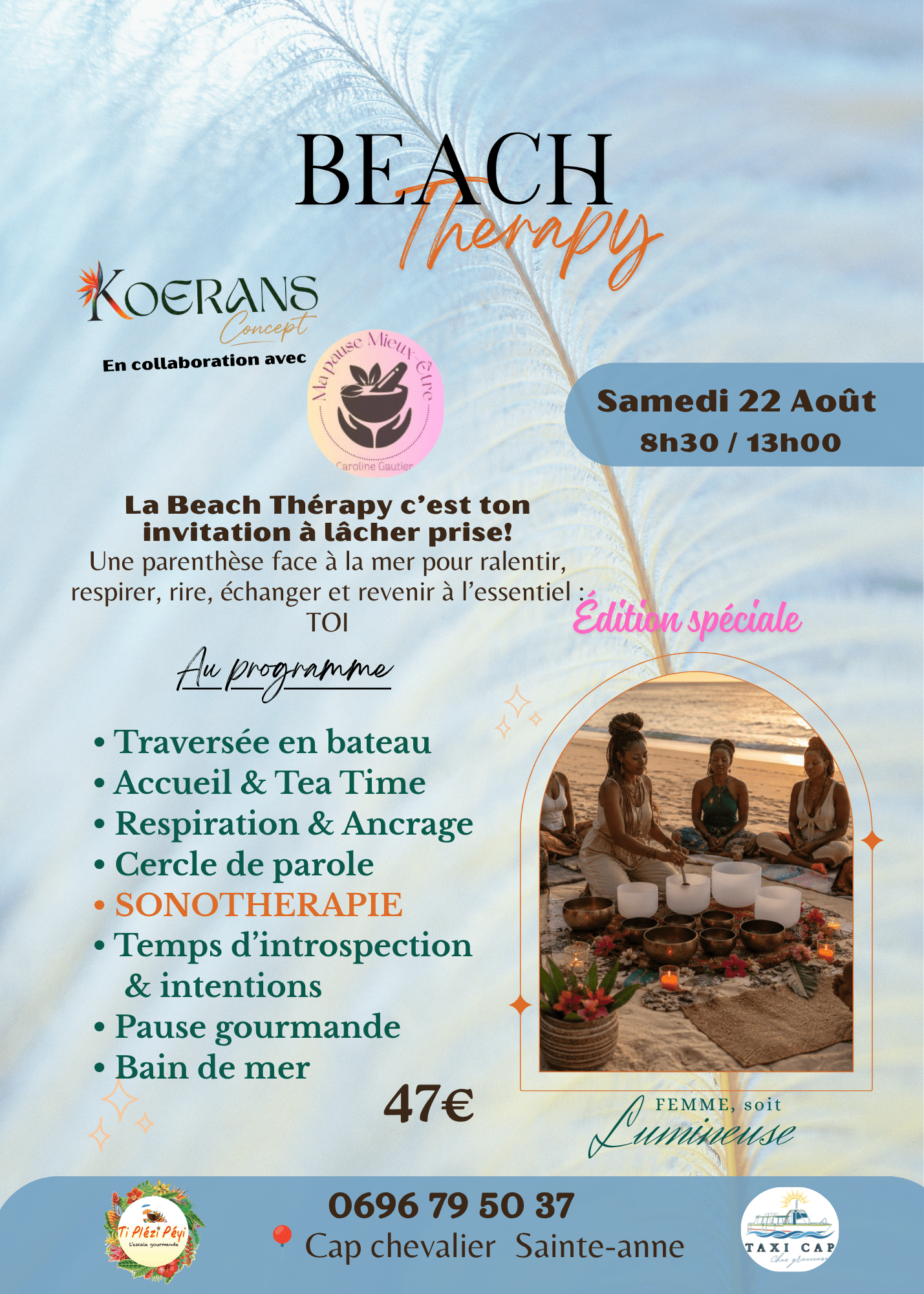 « Beach Therapy » Edition spéciale Sonotherapie