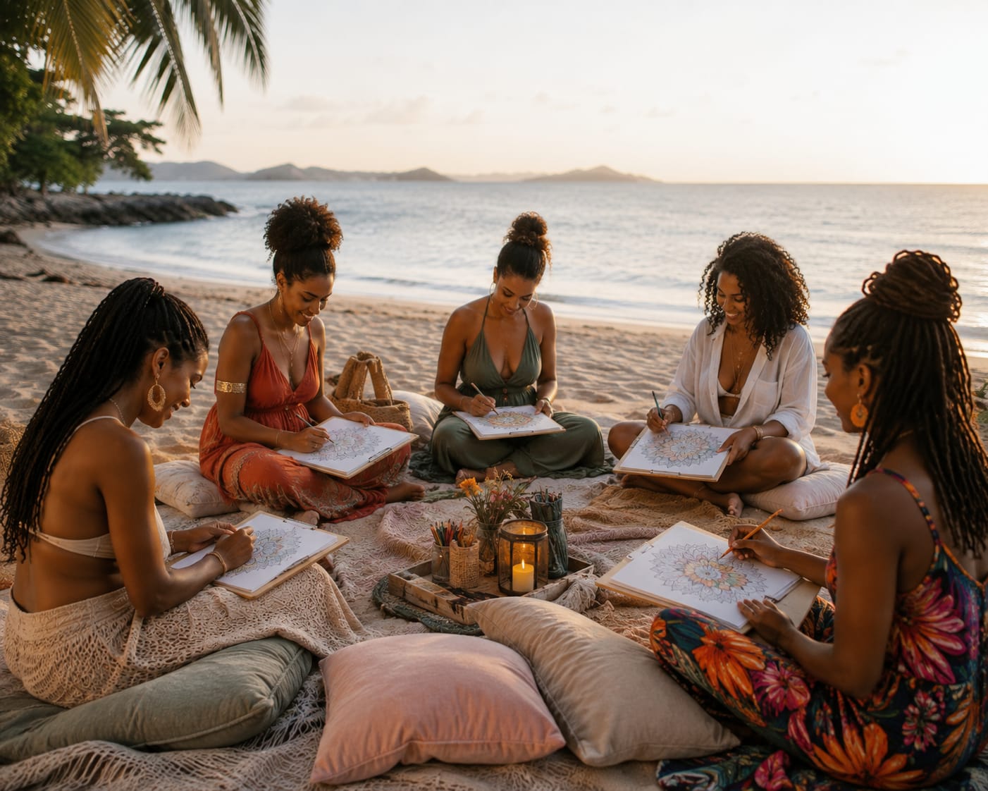 Mandala et Plage