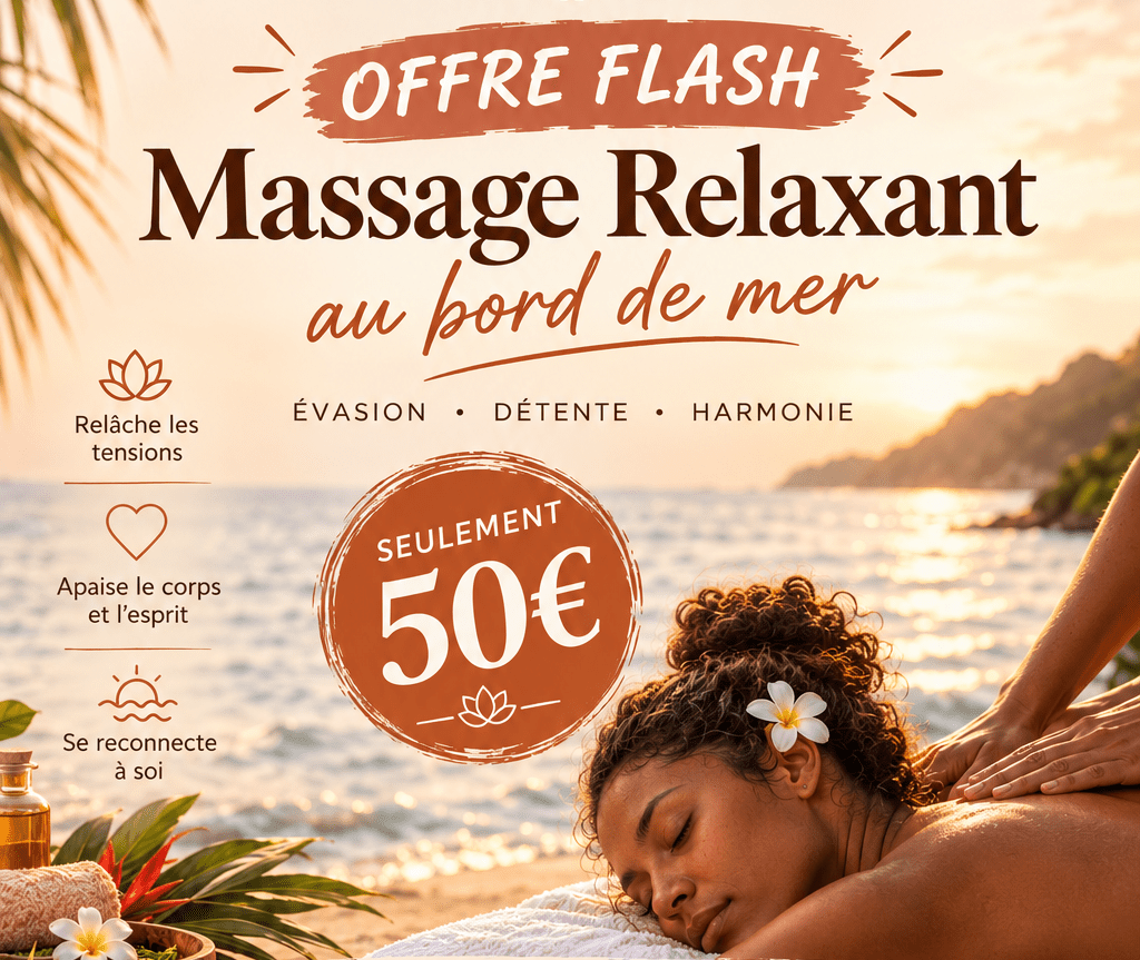 OFFRE FLASH-Massage Relaxant en bord de mer (offre valable sur 4 jours)
